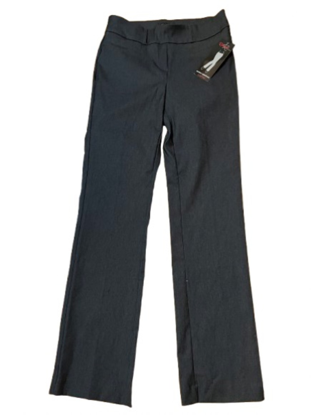 NWT Rekucci Charcoal Stretch Barely Bootcut Pants Size 6
